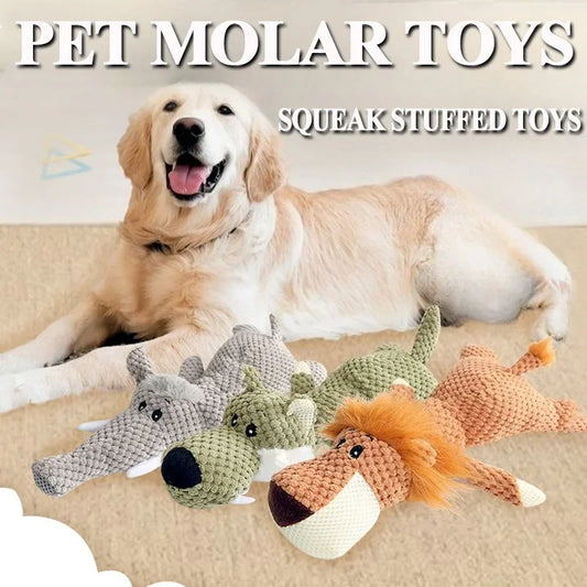 Brinquedos para animais de estimação, de pelúcia durável a diversão do seu animal está garantida!