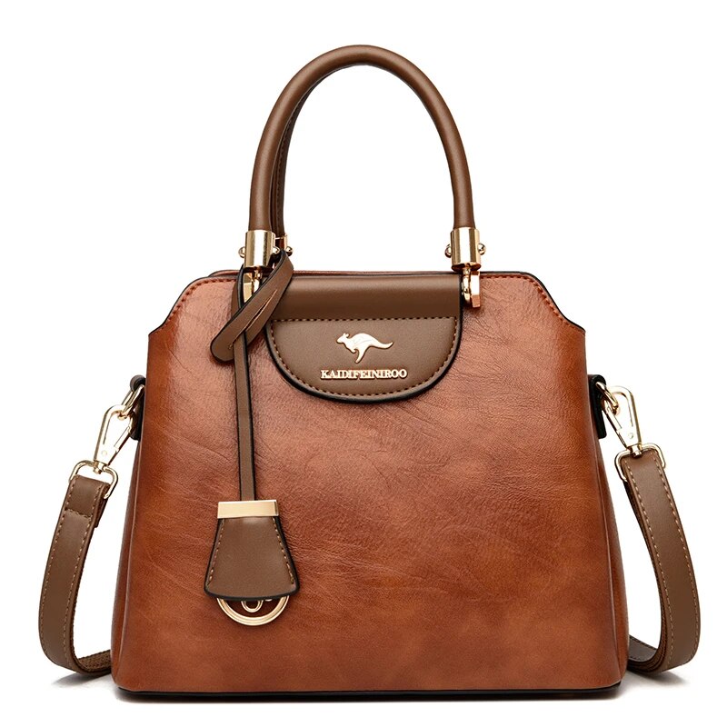 Bolsa Feminina de Couro Elegance