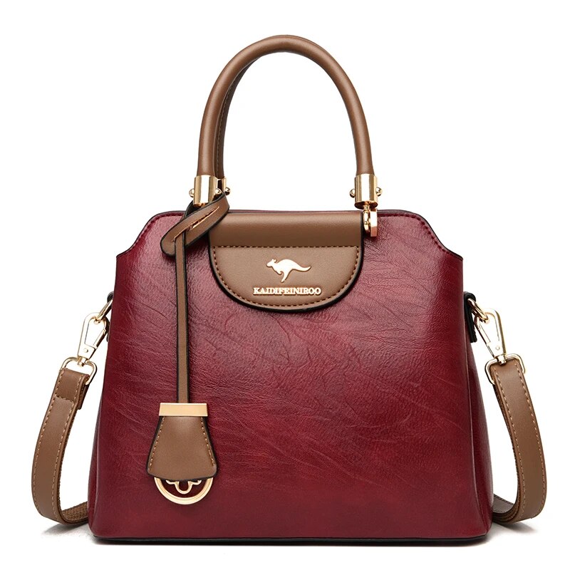 Bolsa Feminina de Couro Elegance