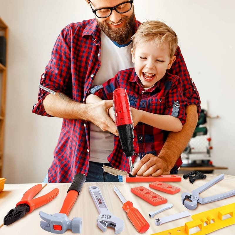 Kit Ferramentas de Brinquedo - Educativo para Desenvolvimento Infantil
