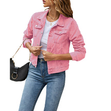 Jaqueta Jeans Feminina Casual