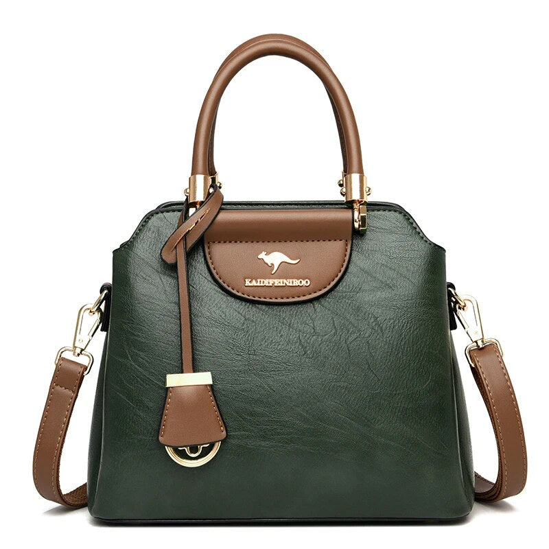 Bolsa Feminina de Couro Elegance