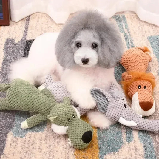 Brinquedos para animais de estimação, de pelúcia durável a diversão do seu animal está garantida!