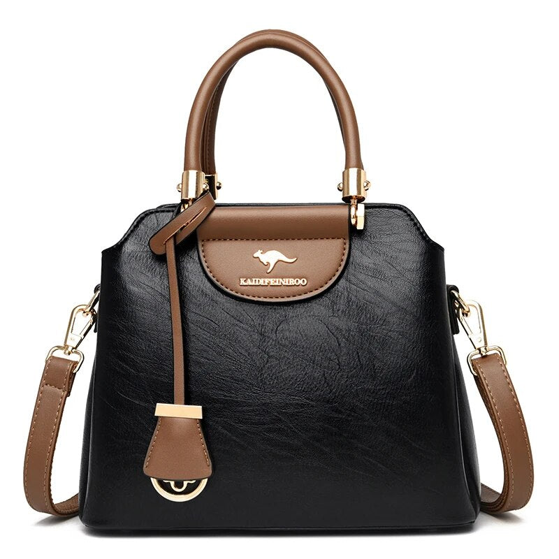 Bolsa Feminina de Couro Elegance