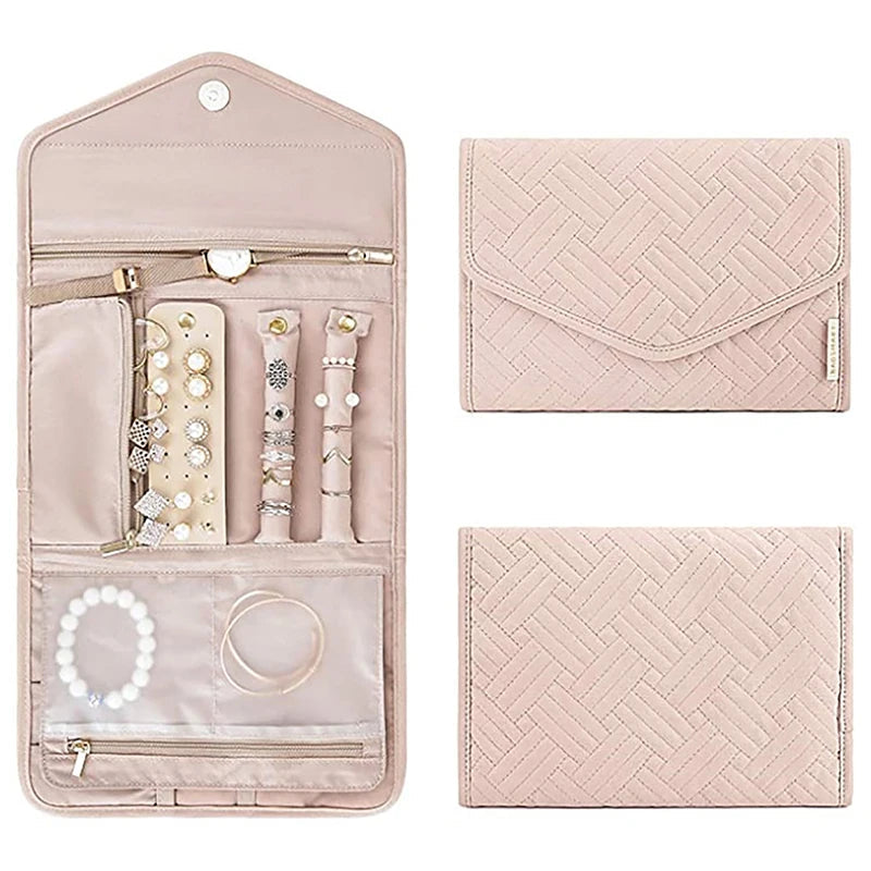 Porta Joias Organizador Para Viagem Portátil