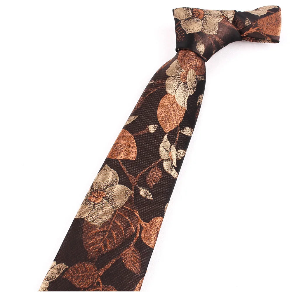 Gravata Estampada Floral Lorennzi Vitale 5