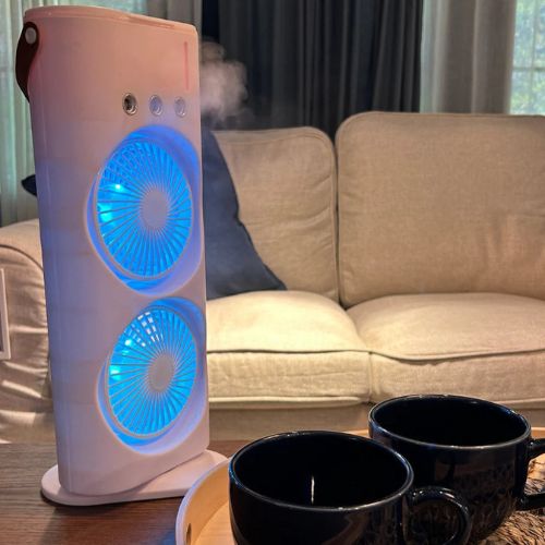 Ventilador Portátil com Climatizador Ultra Refrescante Air Fresh